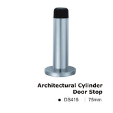 Architectural Cylinder Door Stop 75mm